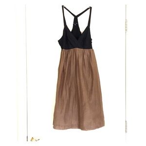 Gap women’s black/bronze sundress w/pockets